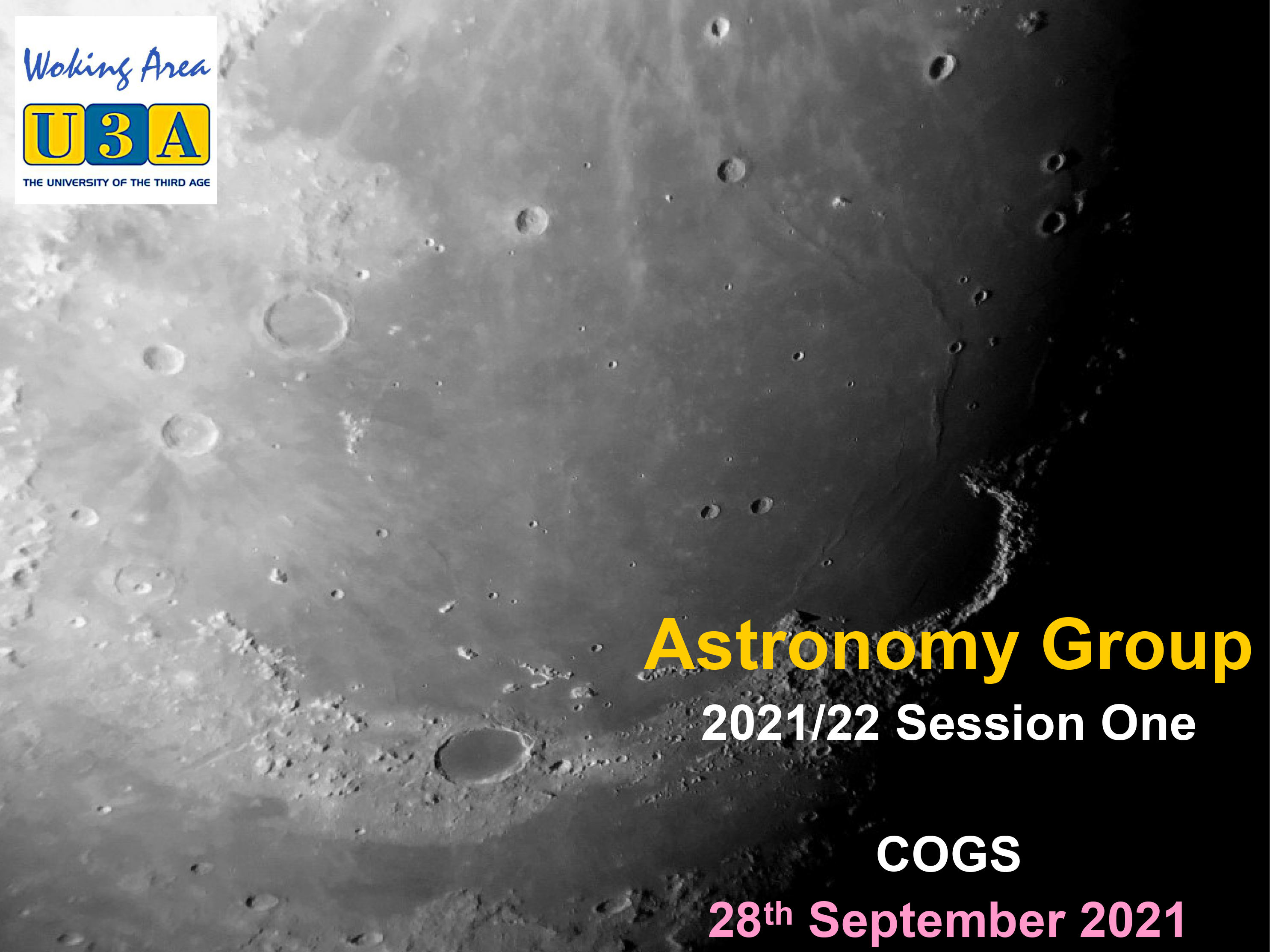 Astromony Meeting – 28th September 2021